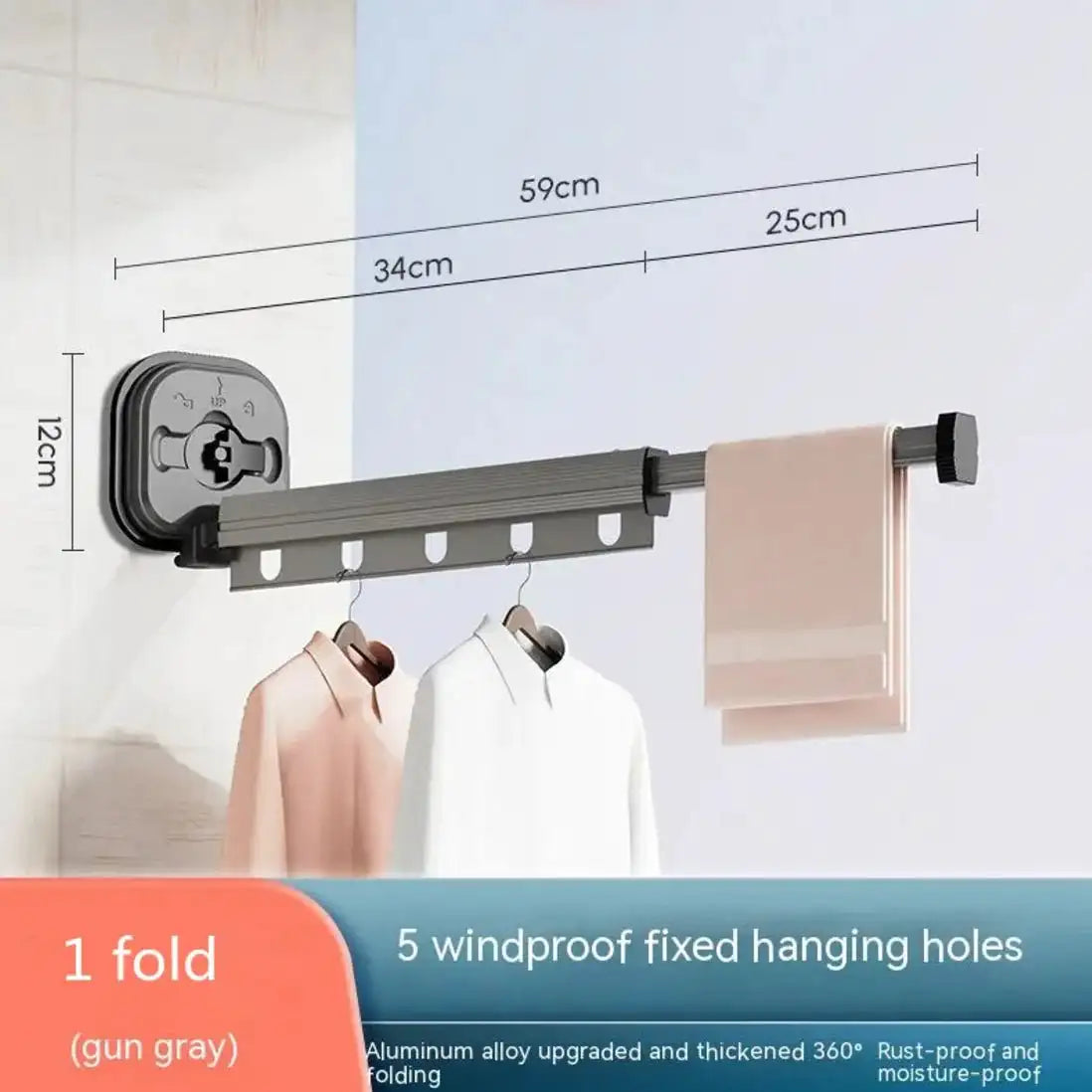 Retractable Aluminum Suction Cup Clothes Hanger retractable-aluminum-suction-cup-clothes-hangerfabaya-uk-1386255