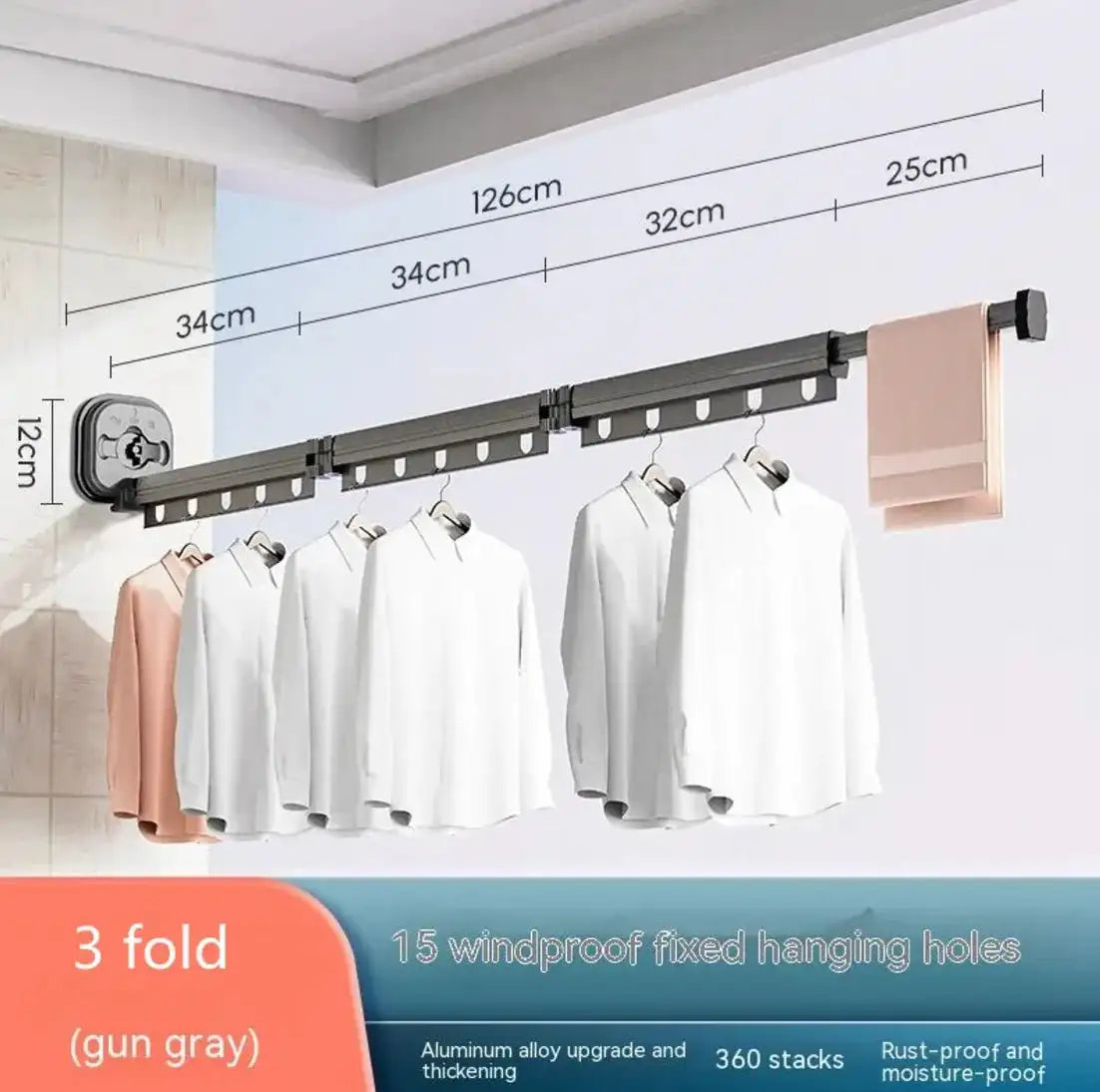 Retractable Aluminum Suction Cup Clothes Hanger retractable-aluminum-suction-cup-clothes-hangerfabaya-uk-3461582