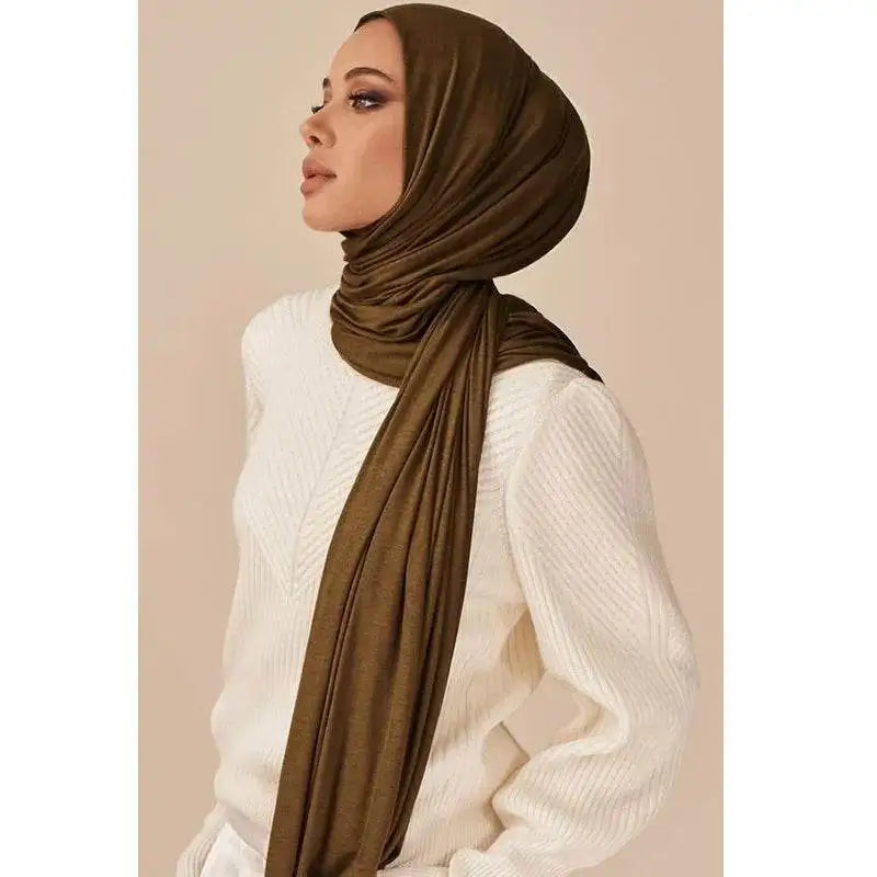 Soft Modal Cotton Hijab Scarf - 170x60cm Wrap soft-modal-cotton-hijab-scarf-170x60cm-wrap-6855432