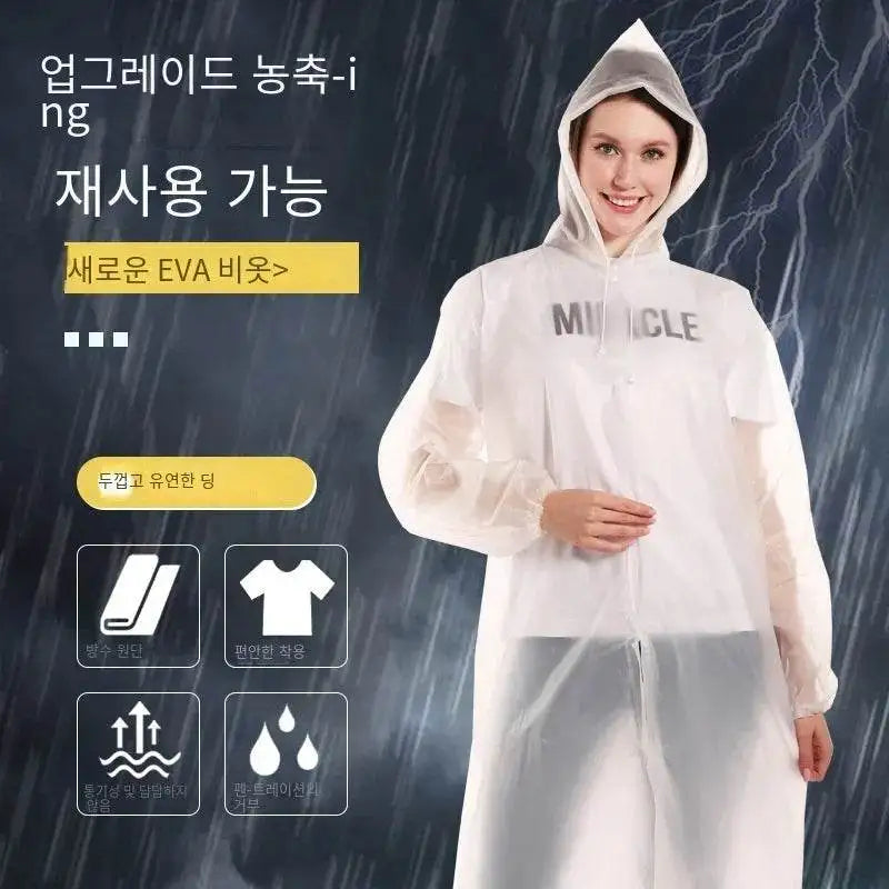 Unisex EVA Waterproof Raincoat - Perfect for Outdoors unisex-eva-waterproof-raincoat-perfect-for-outdoors-3503876