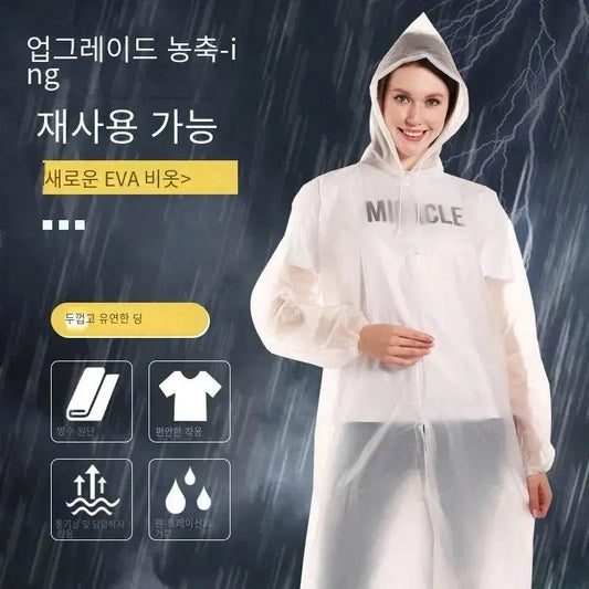 Unisex EVA Waterproof Raincoat - Perfect for Outdoors unisex-eva-waterproof-raincoat-perfect-for-outdoors-3503876