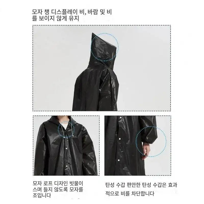 Unisex EVA Waterproof Raincoat - Perfect for Outdoors unisex-eva-waterproof-raincoat-perfect-for-outdoors-5253507