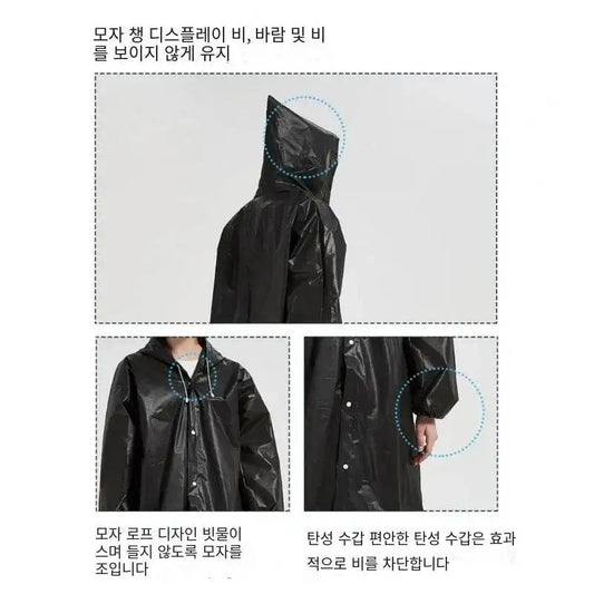 Unisex EVA Waterproof Raincoat - Perfect for Outdoors unisex-eva-waterproof-raincoat-perfect-for-outdoors-5253507