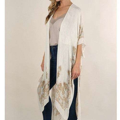 Vanilla Blush Kimono - Stylish Multi-Color Kaftan vanilla-blush-kimono-stylish-multi-color-kaftan-9522400