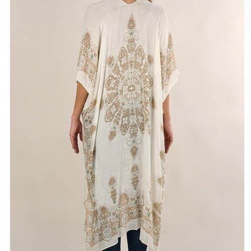 Vanilla Blush Kimono - Stylish Multi-Color Kaftan vanilla-blush-kimono-stylish-multi-color-kaftan-7358728