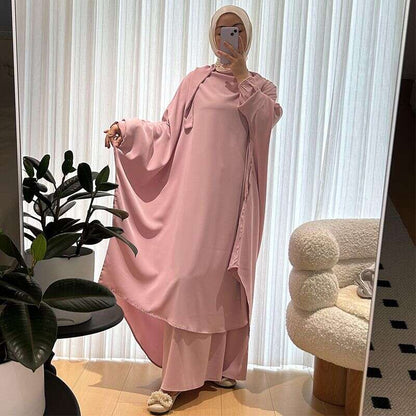 Women's Clothing Long Skirt Abaya Middle Eastern Women's Suit Large Size Dress - Fabaya UK Women's Clothing Long Skirt Abaya Middle Eastern Women's Suit Large Size Dress 1924667109662347264