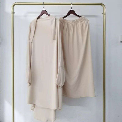 Women's Clothing Long Skirt Abaya Middle Eastern Women's Suit Large Size Dress - Fabaya UK Women's Clothing Long Skirt Abaya Middle Eastern Women's Suit Large Size Dress 1924667104612405248