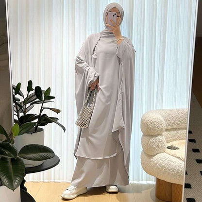 Women's Clothing Long Skirt Abaya Middle Eastern Women's Suit Large Size Dress - Fabaya UK Women's Clothing Long Skirt Abaya Middle Eastern Women's Suit Large Size Dress 1924667106109771776