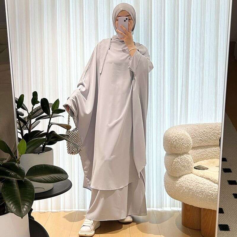Women's Clothing Long Skirt Abaya Middle Eastern Women's Suit Large Size Dress - Fabaya UK Women's Clothing Long Skirt Abaya Middle Eastern Women's Suit Large Size Dress 1924667107925905408
