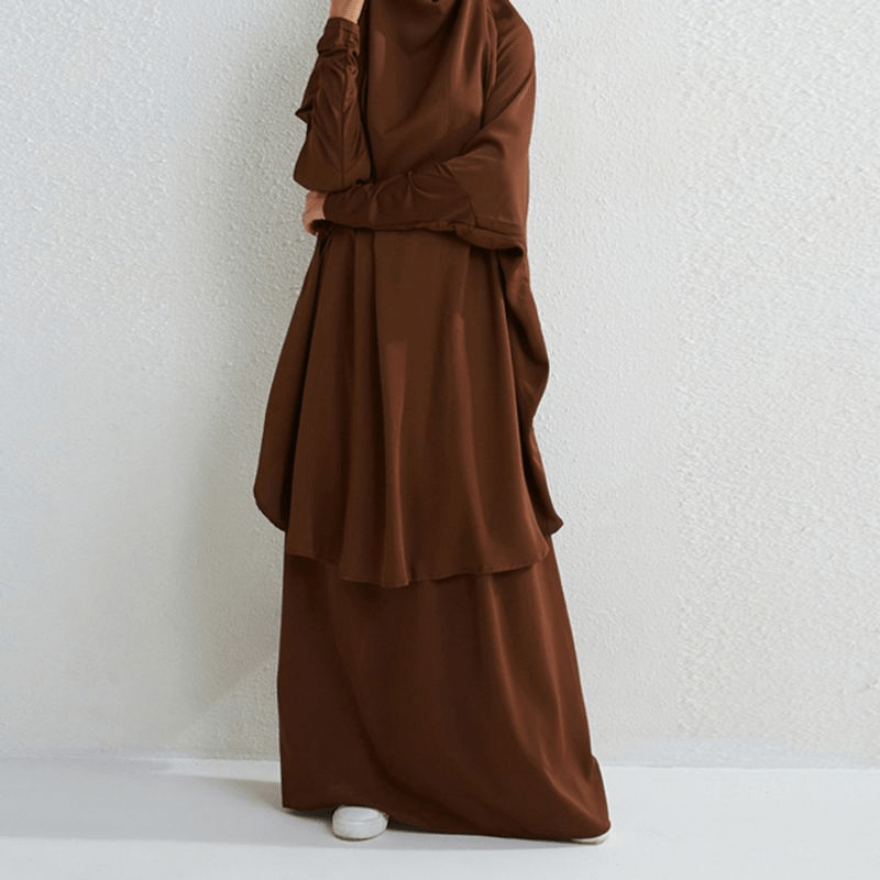 Women's Clothing Middle Eastern abaya suit dress - Fabaya UK Women's Clothing Middle Eastern abaya suit dress 1924665759868211200