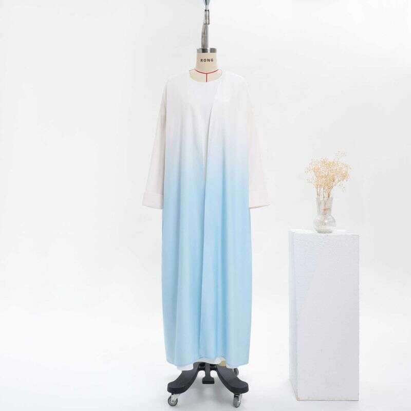 Women's Clothing Middle Eastern Women's Clothing Abaya Gradient Color Muslim Robe Women's Long Skirt - Fabaya UK Women's Clothing Middle Eastern Women's Clothing Abaya Gradient Color Muslim Robe Women's Long Skirt 1924653640380665856