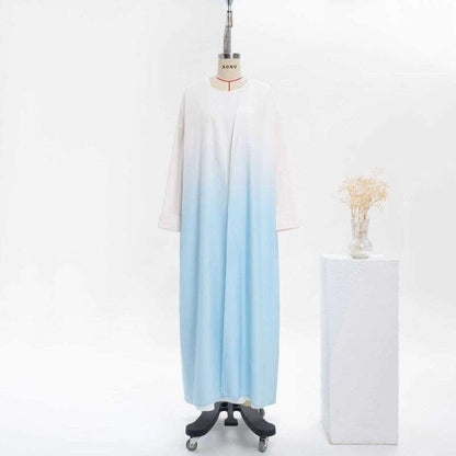 Women's Clothing Middle Eastern Women's Clothing Abaya Gradient Color Muslim Robe Women's Long Skirt - Fabaya UK Women's Clothing Middle Eastern Women's Clothing Abaya Gradient Color Muslim Robe Women's Long Skirt 1924653640380665856