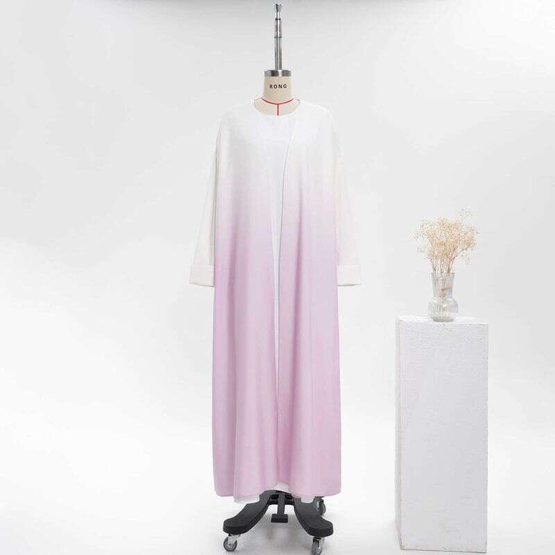 Women's Clothing Middle Eastern Women's Clothing Abaya Gradient Color Muslim Robe Women's Long Skirt - Fabaya UK Women's Clothing Middle Eastern Women's Clothing Abaya Gradient Color Muslim Robe Women's Long Skirt 1924653645468356608
