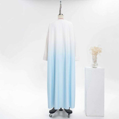Women's Clothing Middle Eastern Women's Clothing Abaya Gradient Color Muslim Robe Women's Long Skirt - Fabaya UK Women's Clothing Middle Eastern Women's Clothing Abaya Gradient Color Muslim Robe Women's Long Skirt 1924653638904270848