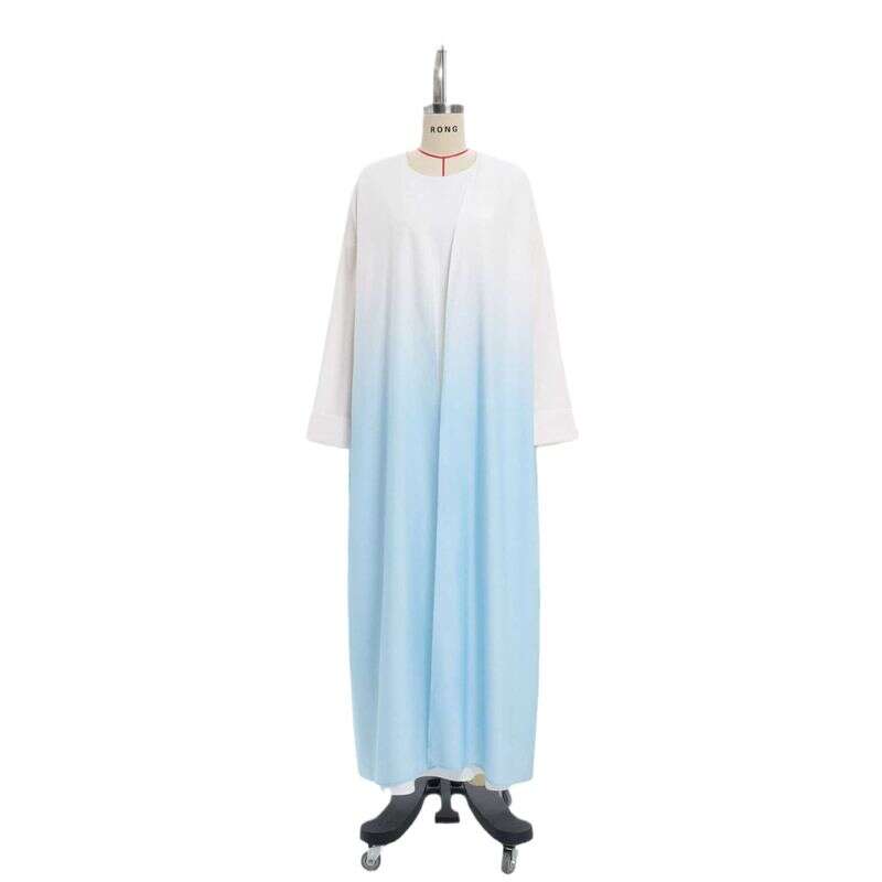 Women's Clothing Middle Eastern Women's Clothing Abaya Gradient Color Muslim Robe Women's Long Skirt - Fabaya UK Women's Clothing Middle Eastern Women's Clothing Abaya Gradient Color Muslim Robe Women's Long Skirt 1924653642175827968
