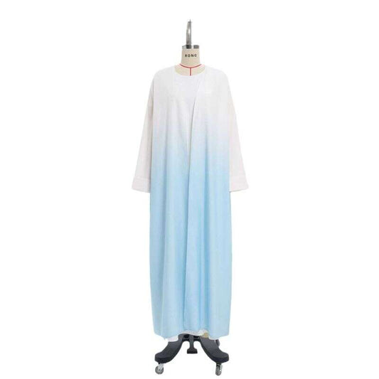 Women's Clothing Middle Eastern Women's Clothing Abaya Gradient Color Muslim Robe Women's Long Skirt - Fabaya UK Women's Clothing Middle Eastern Women's Clothing Abaya Gradient Color Muslim Robe Women's Long Skirt 1924653642175827968