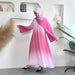 Women's Clothing New Middle Eastern Women's Gradient Robe Spring And Summer Breathable Abaya Robe Lined With Headscarf Three Piece Set - Fabaya UK Women's Clothing New Middle Eastern Women's Gradient Robe Spring And Summer Breathable Abaya Robe Lined With Headscarf Three Piece Set 1924654280028803072