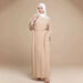 Women's Clothing New Style Solid Color Cuffs Slit Middle Eastern Muslim Clothing Long Skirt Fashionable And Elegant Blouse Dress Robe - Fabaya UK Women's Clothing New Style Solid Color Cuffs Slit Middle Eastern Muslim Clothing Long Skirt Fashionable And Elegant Blouse Dress Robe 1924664137079410688